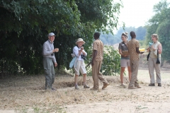 Post safari walk  champagne breakfast!